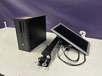 Hp elitedesk 800 g1 tower desktop pc+beeldscherm - afbeelding 1 van  7