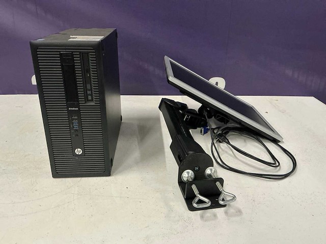 Hp elitedesk 800 g1 tower desktop pc+beeldscherm - afbeelding 2 van  7