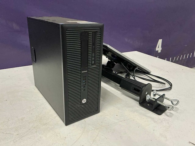Hp elitedesk 800 g1 tower desktop pc+beeldscherm - afbeelding 3 van  7