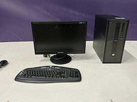 Hp elitedesk 800 g1 tower desktop pc+beeldscherm - afbeelding 2 van  5