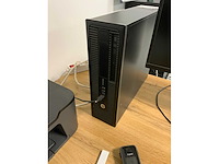 Hp elitedesk 800 g1sff personal computer met 2 schermen - afbeelding 2 van  6