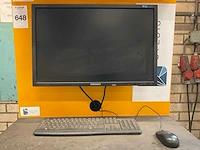 Hp elitedesk 800 g3 desktop en monitor in verrijdbaar frame - afbeelding 7 van  7