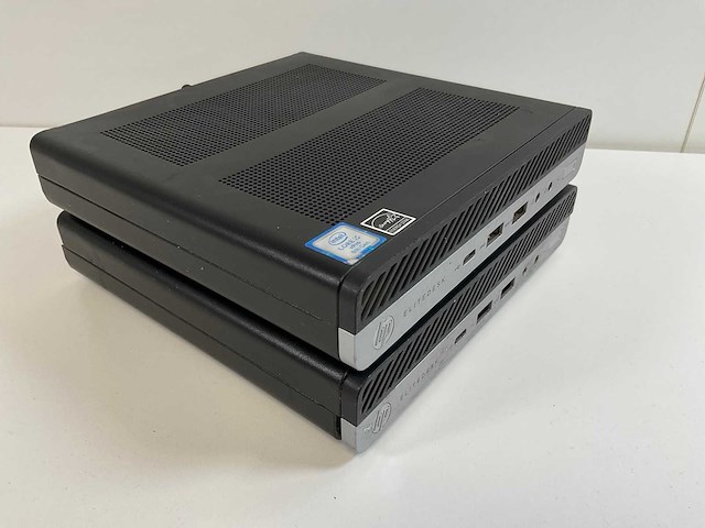 Hp elitedesk 800 g4, core(tm) i5 8th gen, 8 gb ram, 256 gb nvme mini desktops (2x) - afbeelding 3 van  10