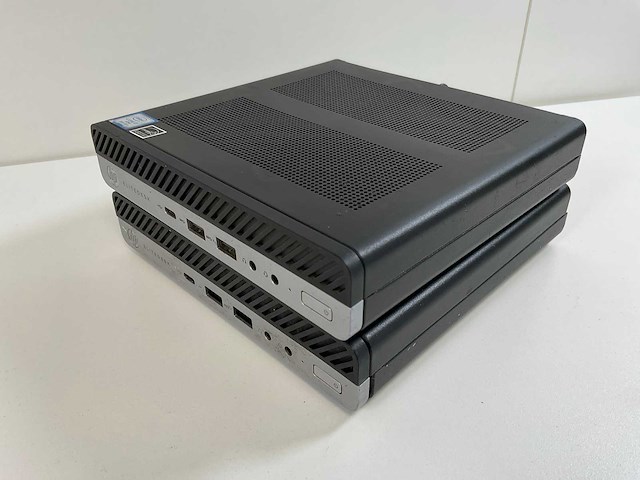 Hp elitedesk 800 g4, core(tm) i5 8th gen, 8 gb ram, 256 gb nvme mini desktops (2x) - afbeelding 4 van  10