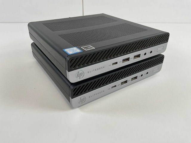 Hp elitedesk 800 g4, core(tm) i5 8th gen, 8 gb ram, 256 gb nvme mini desktops (2x) - afbeelding 2 van  7