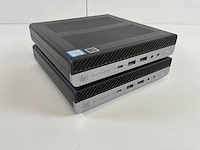 Hp elitedesk 800 g4, core(tm) i5 8th gen, 8 gb ram, 256 gb nvme mini desktops (2x) - afbeelding 2 van  7