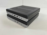 Hp elitedesk 800 g4, core(tm) i5 8th gen, 8 gb ram, 256 gb nvme mini desktops (2x) - afbeelding 3 van  7