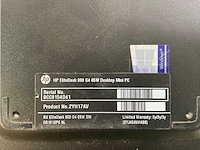 Hp elitedesk 800 g4, core(tm) i5 8th gen, 8 gb ram, 256 gb nvme mini desktops (2x) - afbeelding 6 van  7