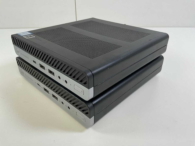 Hp elitedesk 800 g4, core(tm) i5 8th gen, 8 gb ram, 256 gb nvme mini desktops (2x) - afbeelding 3 van  8