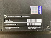 Hp elitedesk 800 g4, core(tm) i5 8th gen, 8 gb ram, 256 gb nvme mini desktops (2x) - afbeelding 6 van  8