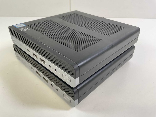 Hp elitedesk 800 g4, core(tm) i5 8th gen, 8 gb ram, 256 gb nvme mini desktops (2x) - afbeelding 3 van  7
