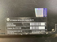 Hp elitedesk 800 g4, core(tm) i5 8th gen, 8 gb ram, 256 gb nvme mini desktops (2x) - afbeelding 7 van  7