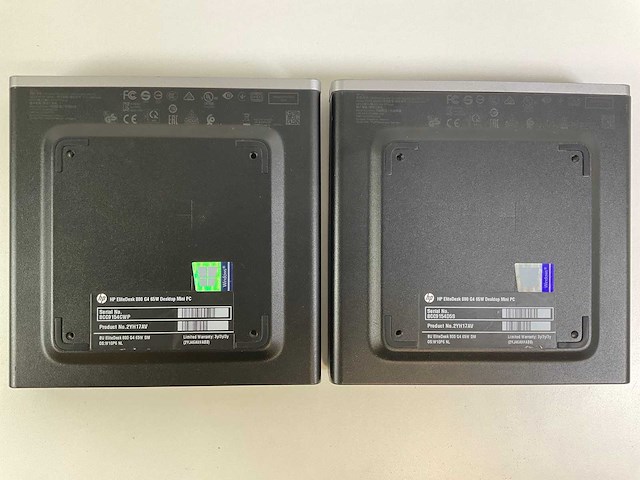 Hp elitedesk 800 g4, core(tm) i5 8th gen, 8 gb ram, 256 gb nvme mini desktops (2x) - afbeelding 5 van  5