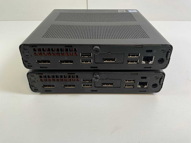 Hp elitedesk 800 g4, core(tm) i5 8th gen, 8 gb ram, 256 gb nvme mini desktops (2x) - afbeelding 2 van  4