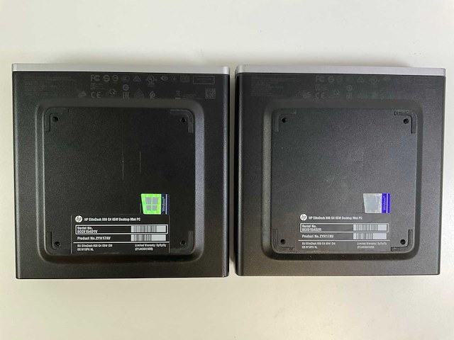 Hp elitedesk 800 g4, core(tm) i5 8th gen, 8 gb ram, 256 gb nvme mini desktops (2x) - afbeelding 3 van  4