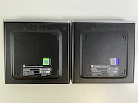 Hp elitedesk 800 g4, core(tm) i5 8th gen, 8 gb ram, 256 gb nvme mini desktops (2x) - afbeelding 3 van  4