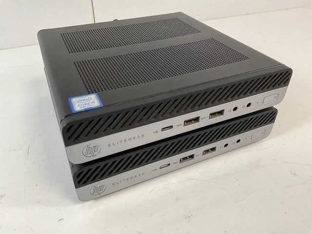 Hp elitedesk 800 g4, core(tm) i5 8th gen, 8 gb ram, 512 gb nvme mini desktops (2x) - afbeelding 2 van  5