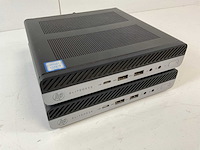 Hp elitedesk 800 g4, core(tm) i5 8th gen, 8 gb ram, 512 gb nvme mini desktops (2x) - afbeelding 2 van  5