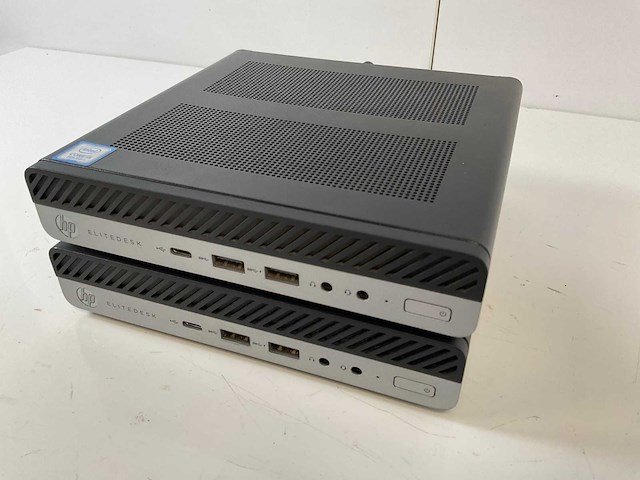 Hp elitedesk 800 g4, core(tm) i5 8th gen, 8 gb ram, 512 gb nvme mini desktops (2x) - afbeelding 3 van  5