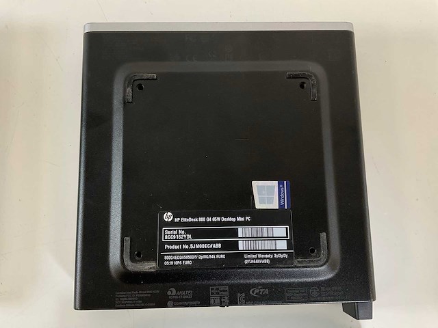 Hp elitedesk 800 g4, core(tm) i5 8th gen, 8 gb ram, 512 gb nvme mini desktops (3x) - afbeelding 6 van  7