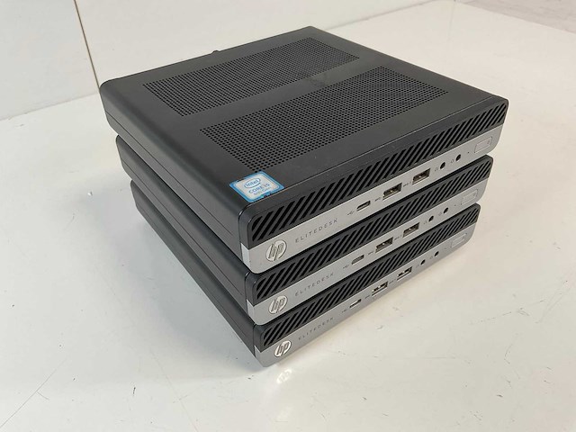 Hp elitedesk 800 g4, core(tm) i5 8th gen, 8 gb ram, 512 gb nvme mini desktops (3x) - afbeelding 2 van  5