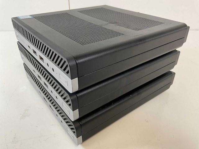 Hp elitedesk 800 g4, core(tm) i5 8th gen, 8 gb ram, 512 gb nvme mini desktops (3x) - afbeelding 3 van  5