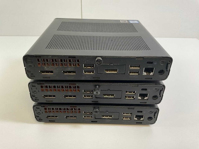 Hp elitedesk 800 g4, core(tm) i5 8th gen, 8 gb ram, no hdd mini desktops (3x) - afbeelding 3 van  5