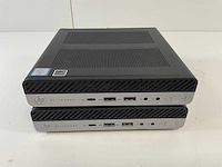 Hp elitedesk 800 g4 dm, core(tm) i5 8th gen, 16 gb ram, 500 gb ssd desktops (3x) - afbeelding 1 van  6