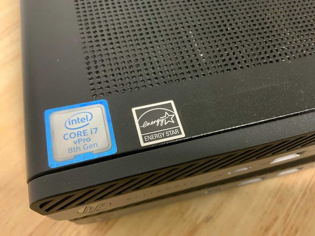 Hp elitedesk 800 g4 mini desktop (5x) - afbeelding 5 van  6