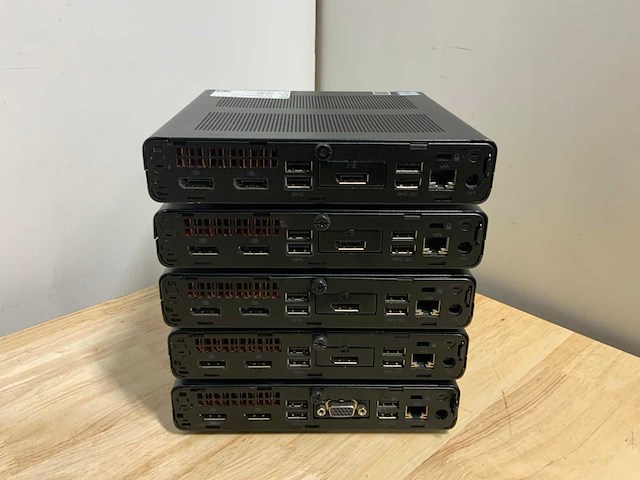 Hp elitedesk 800 g4 mini (i7) desktop (5x) - afbeelding 4 van  8