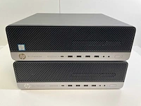 Hp elitedesk 800 g4 sff, core(tm) i5 8th gen, 8 gb ram, 256 gb nvme desktops (2x)