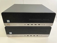 Hp elitedesk 800 g4 sff, core(tm) i5 8th gen, 8 gb ram, 256 gb nvme desktops (2x)