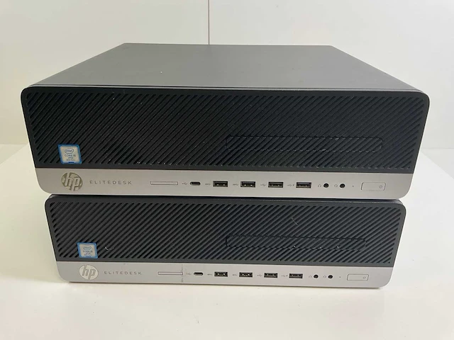 Hp elitedesk 800 g5, core(tm) i5 8th gen, 8 gb ram, 256 gb nvme desktops (2x) - afbeelding 1 van  11