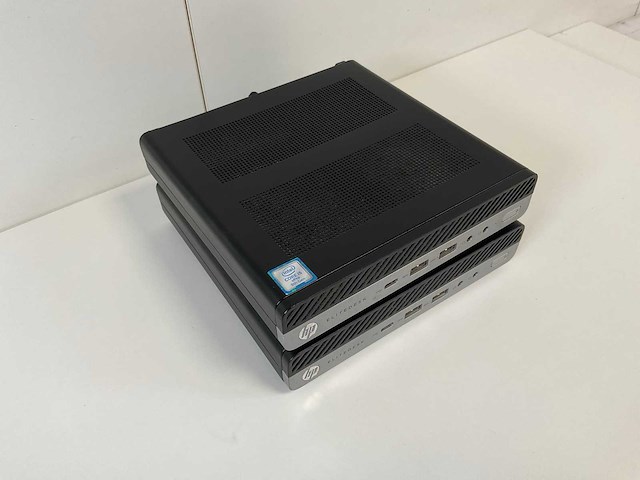 Hp elitedesk 800 g5, core(tm) i5 9th gen, 8 gb ram, 256 gb nvme mini desktops (2x) - afbeelding 2 van  6