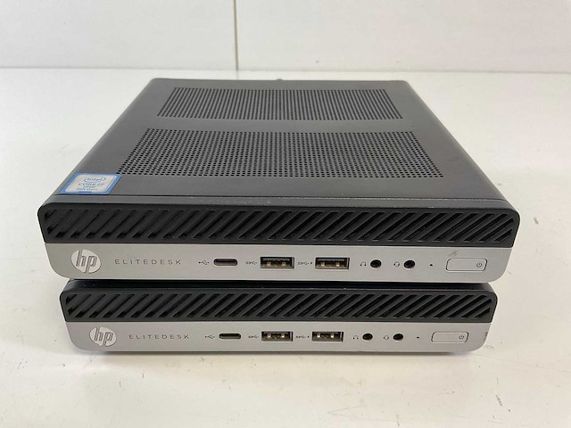 Hp elitedesk 800 g5, core(tm) i7 9th gen, 16 gb ram, 512 gb nvme mini desktops (2x) - afbeelding 1 van  6