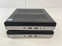 Hp elitedesk 800 g5, core(tm) i7 9th gen, 16 gb ram, 512 gb nvme mini desktops (2x) - afbeelding 1 van  6