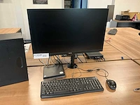 Hp elitedesk 800 g5 desktop met monitor