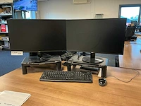Hp elitedesk 800 g5 desktop met monitoren