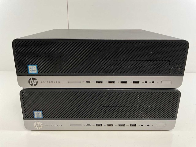 Hp elitedesk 800 g5 sff, core(tm) i3 9th gen, 8 gb ram, 256 gb nvme mini desktops (2x) - afbeelding 1 van  6