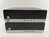 Hp elitedesk 800 g5 sff, core(tm) i3 9th gen, 8 gb ram, 256 gb nvme mini desktops (2x) - afbeelding 1 van  6