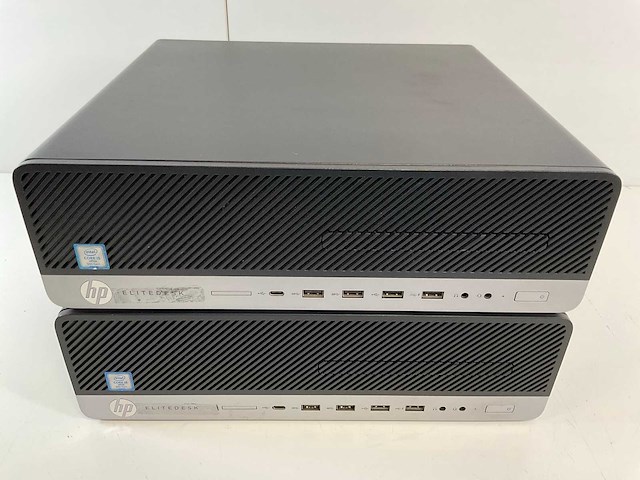 Hp elitedesk 800 g5 sff, core(tm) i5 9th gen, 16 gb ram (1x16gb), 128 gb nvme desktops (2x) - afbeelding 1 van  5