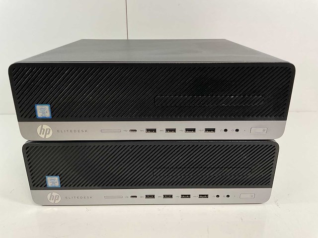 Hp elitedesk 800 g5 sff, core(tm) i5 9th gen, 16 gb ram, 256 gb nvme desktops (2x) - afbeelding 1 van  6