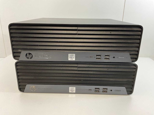 Hp elitedesk 800 g6, core(tm) i5 10th gen, 16 gb ram, 128 gb nvme desktop (2x) - afbeelding 1 van  11