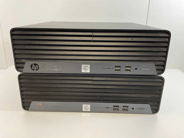 Hp elitedesk 800 g6, core(tm) i5 10th gen, 16 gb ram, 128 gb nvme desktop (2x) - afbeelding 1 van  11