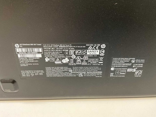 Hp elitedesk 800 g6, core(tm) i7-10700, 16 gb ram, 512 gb nvme desktop - afbeelding 6 van  6