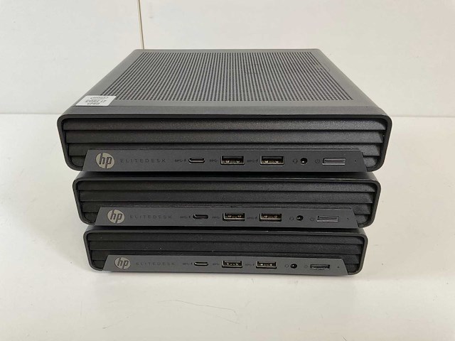 Hp elitedesk 800 g6, core(tm) i7 10th gen, 16 gb ram, 512 gb nvme mini desktops (3x) - afbeelding 1 van  6