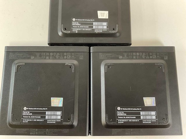 Hp elitedesk 800 g6, core(tm) i7 10th gen, 16 gb ram, 512 gb nvme mini desktops (3x) - afbeelding 6 van  6