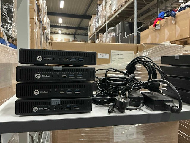 Hp elitedesk cpu: 15-6500t ram: 12gb ssd: 128gb (4x) - afbeelding 2 van  3