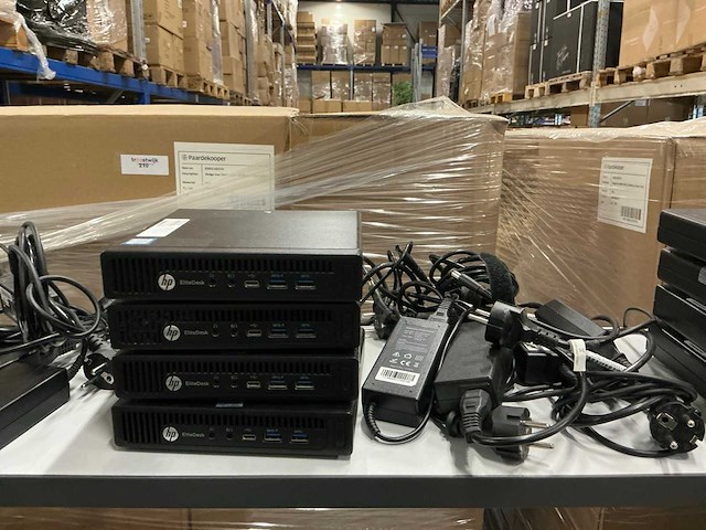 Hp elitedesk cpu: 15-6500t ram: 12gb ssd: 128gb (4x) - afbeelding 1 van  1