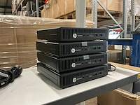 Hp elitedesk cpu: 15-6500t ram: 4gb ssd: 128gb (4x) - afbeelding 1 van  3